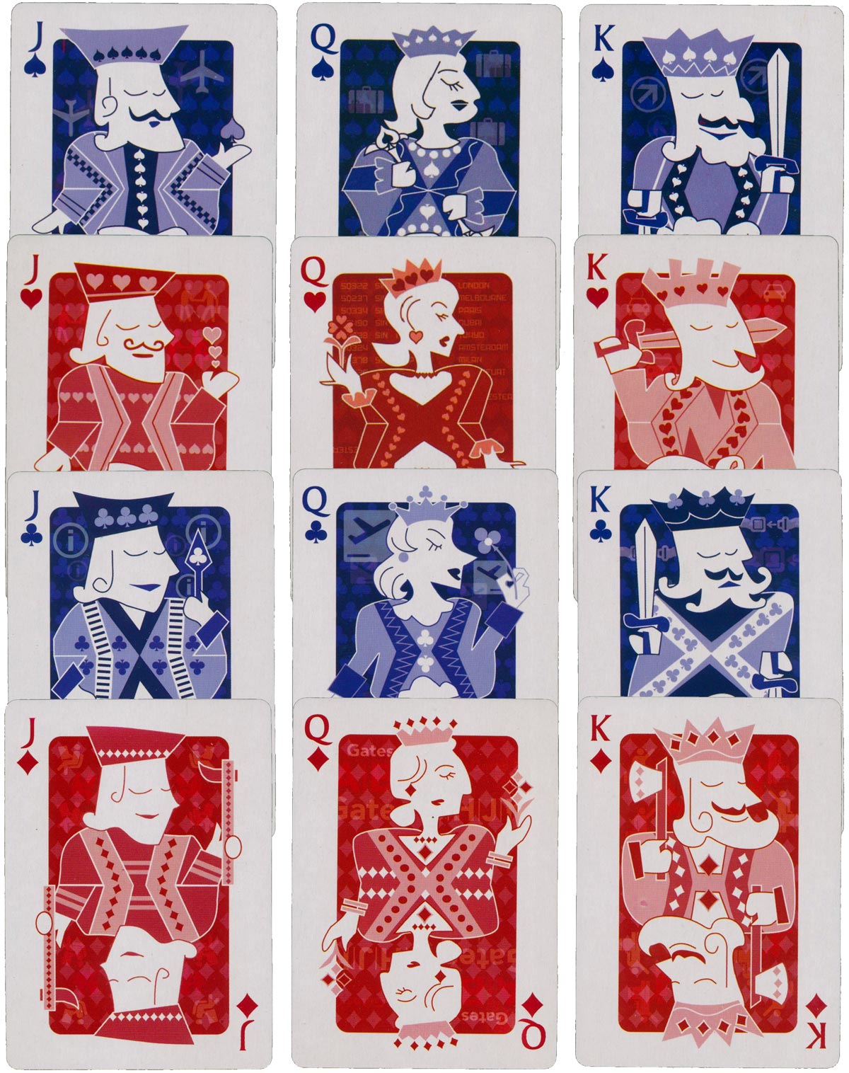 Singapore Airlines A330 souvenir playing cards Singapore Airlines A330 souvenir playing cards