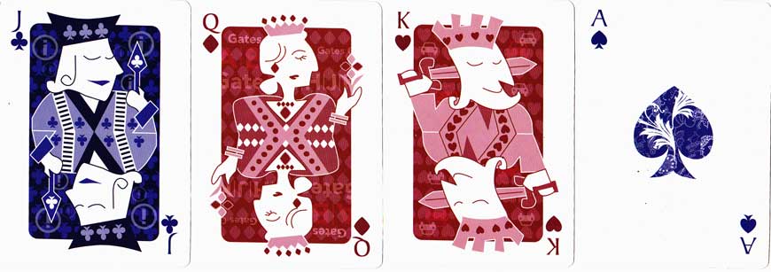 deck of cards given to passengers by Singapore Airlines