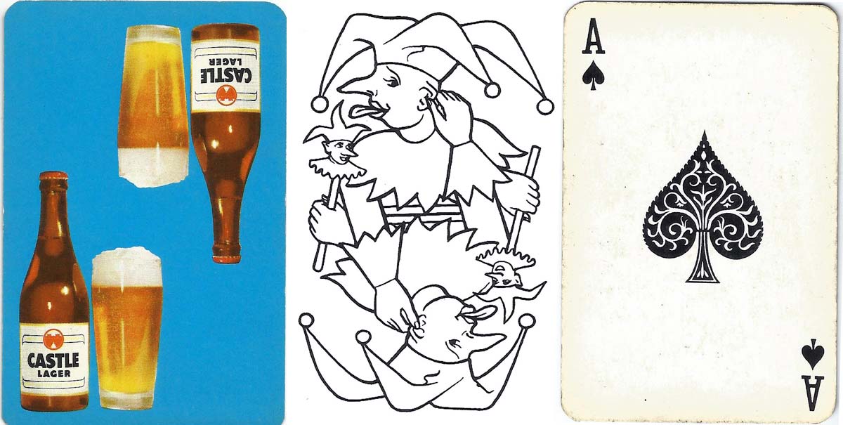 Castle Lager playing cards, c.2012