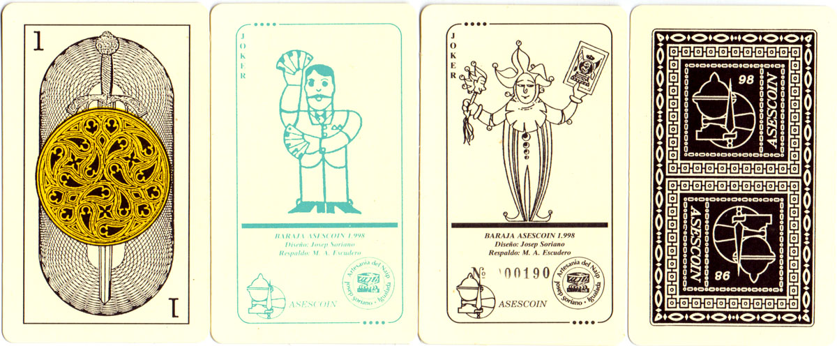 Baraja Asescoin 1998 member’s pack designed by Josep Soriano Baraja Asescoin 1998 member’s pack designed by Josep Soriano