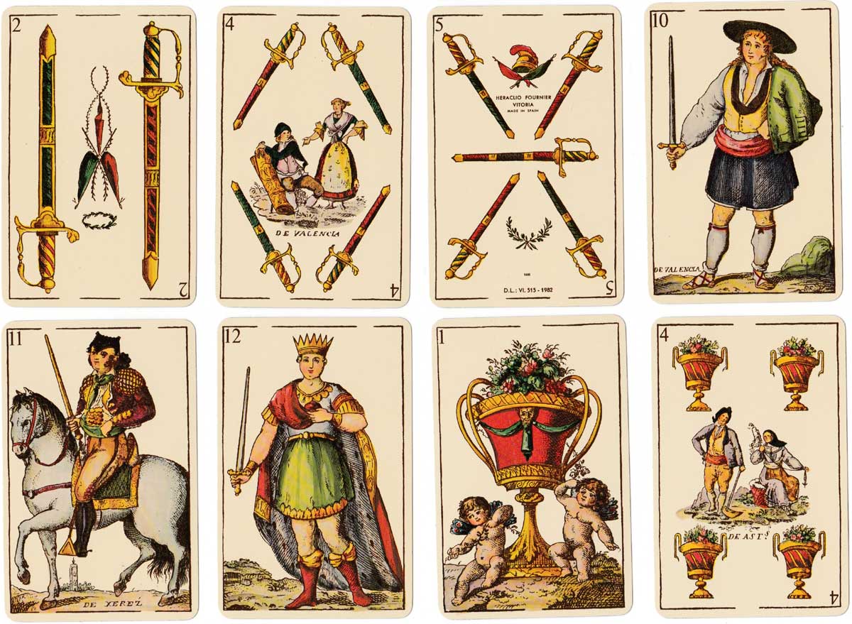 Baraja ‘Goyesca’ facsimile of original deck published by Clemente de Roxas, 1814