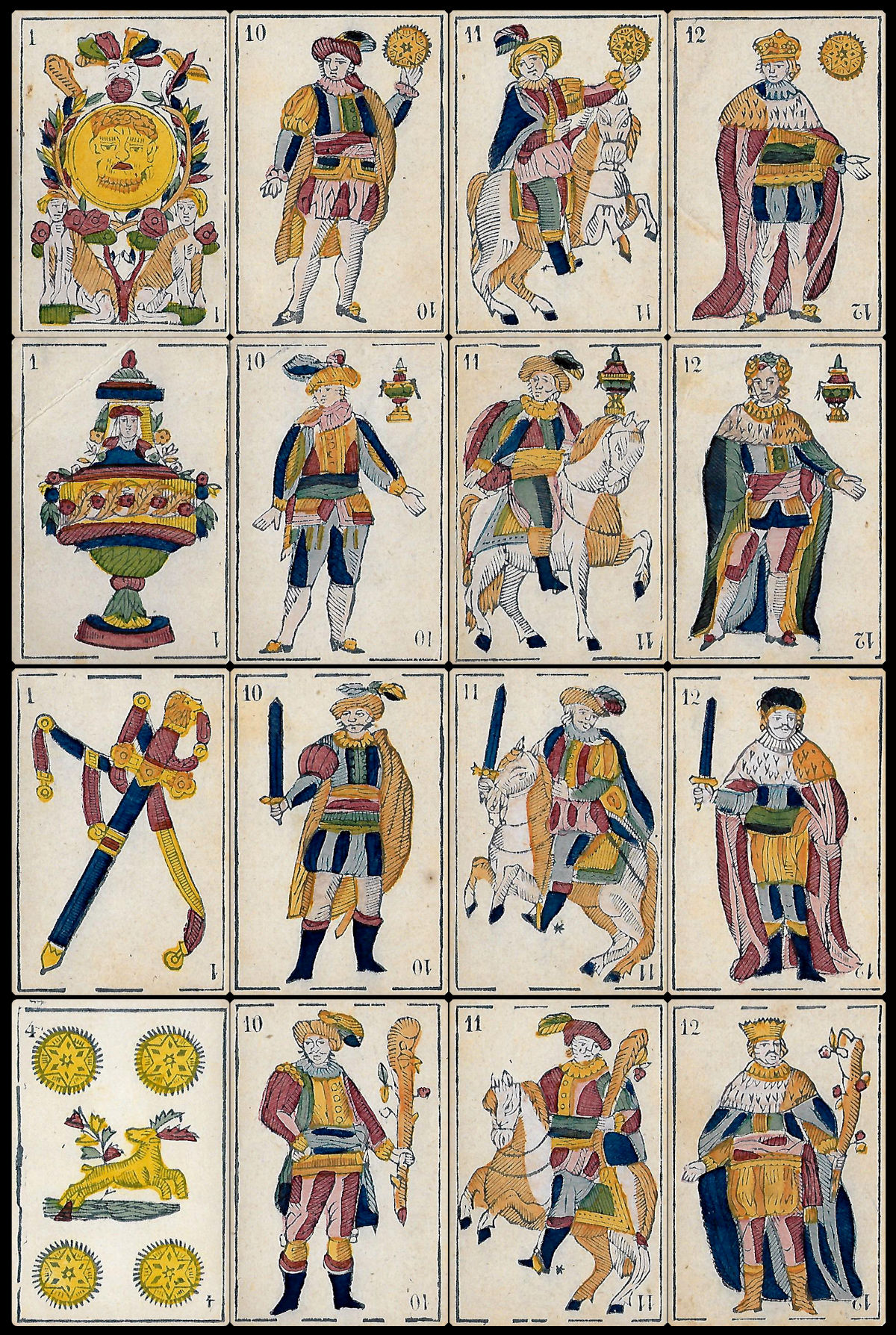 Baraja tipo “Maciá” de Pedro Comas y Ricart (1841)