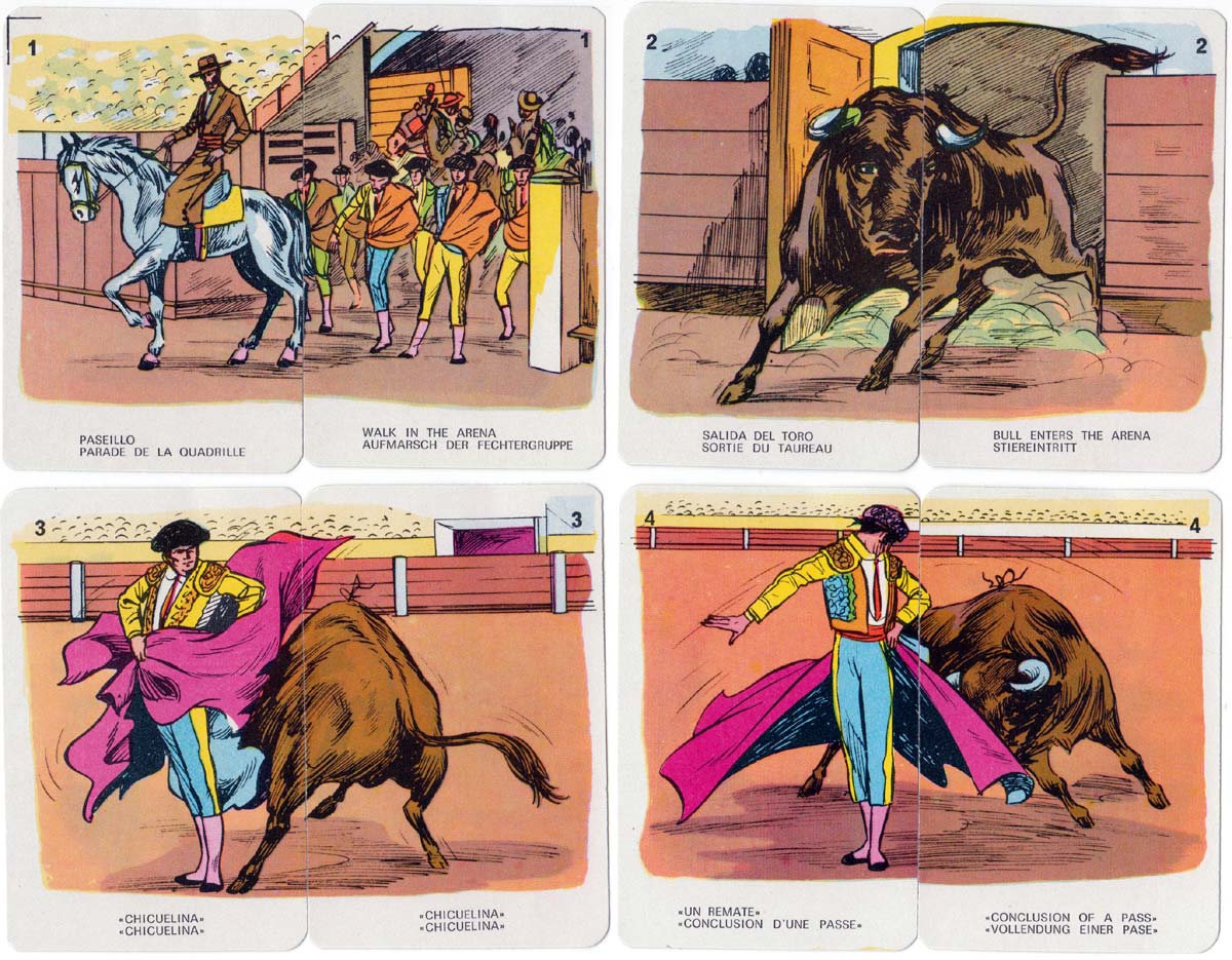 Corrida de Toros publshed by Naipes Comas, 1969