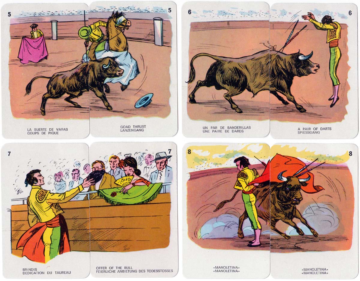 Corrida de Toros publshed by Naipes Comas, 1969