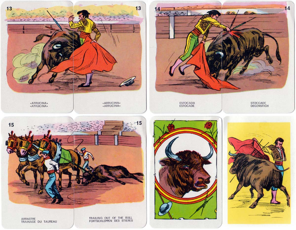 Corrida de Toros publshed by Naipes Comas, 1969