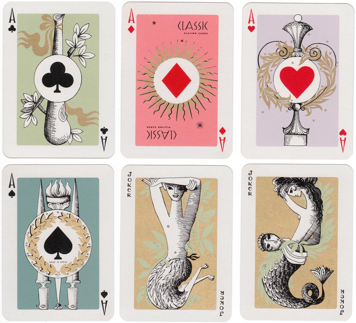 “Classic” playing cards designed by Paul Mathison, 1959