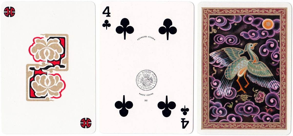 Far East playing cards with designs by Isabel Ibáñez de Sendadiano, c.1980