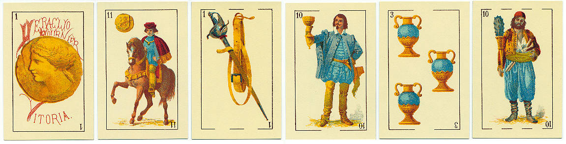Fournier's first playing cards, 1868