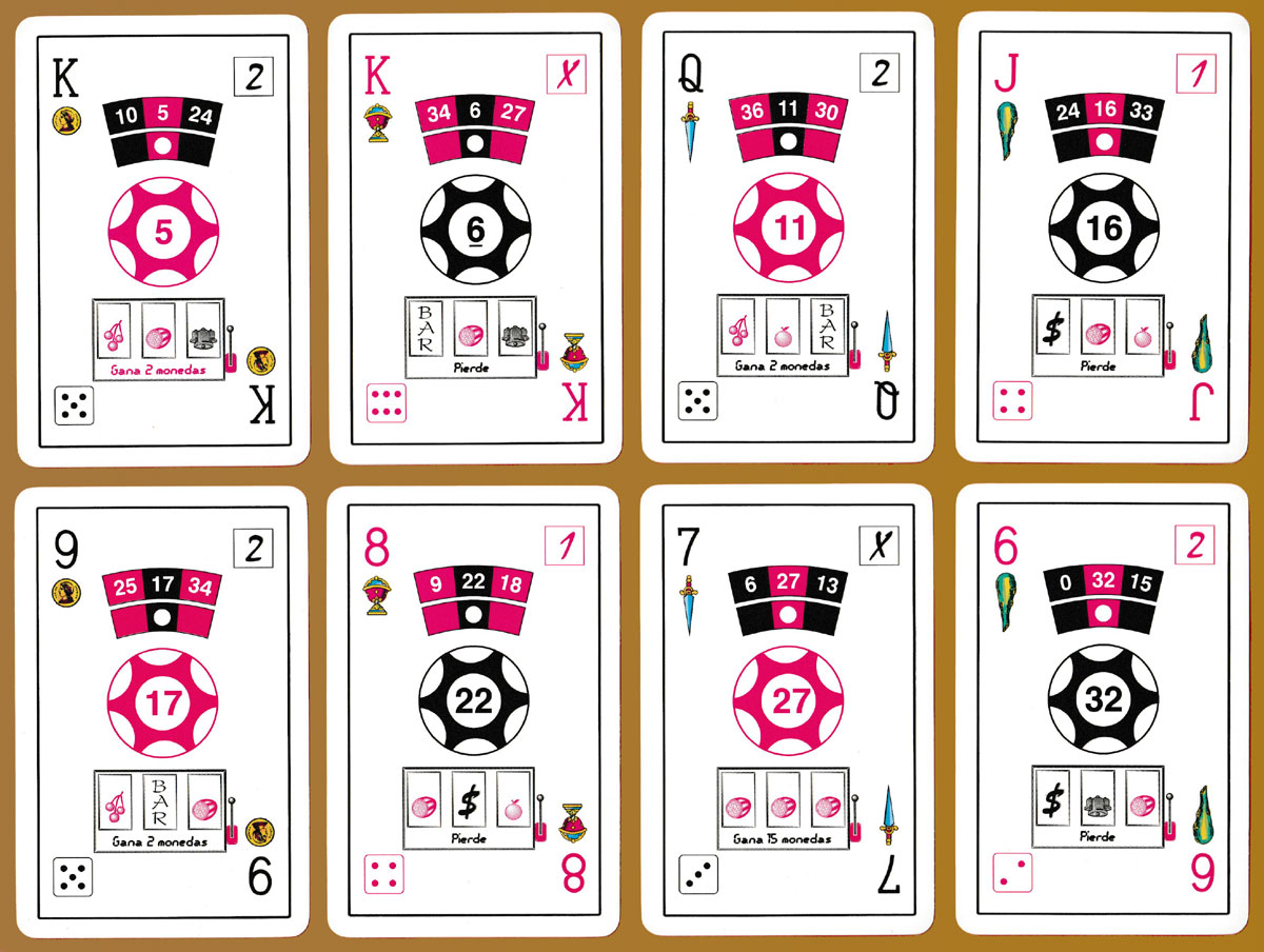 ‘Multicard’ multipurpose playing cards made by Heraclio Fournier, S.A., Vitoria, Spain, 1993