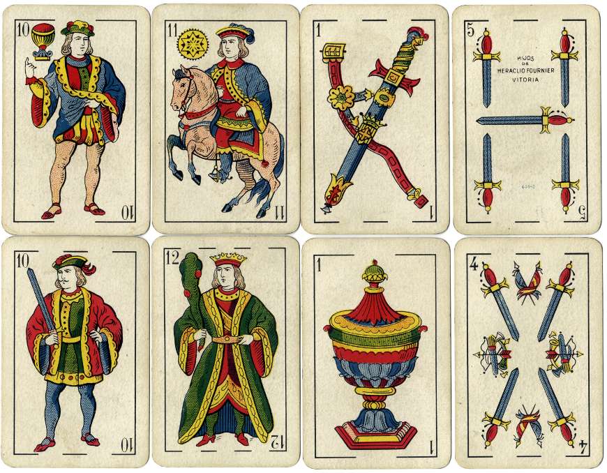 Deck of Cards Nr. 20 - 55 of Fournier 