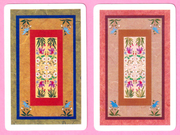 Persian Courts playing cards designed by Violeta Monreal. Printed by Heraclio Fournier, S.A., Vitoria, Spain, 1997