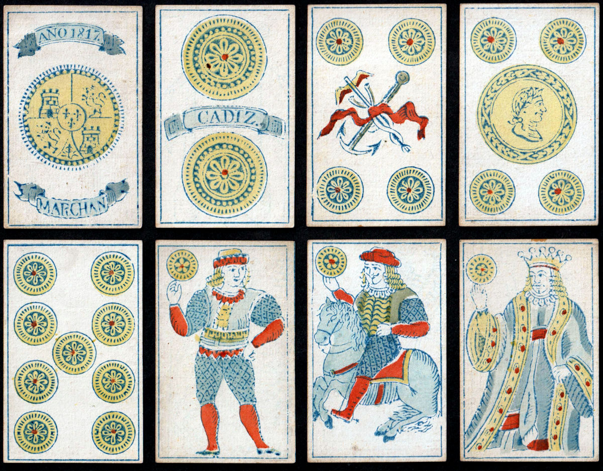 Cadiz pattern by Marchan, Cadiz, Spain, 1817