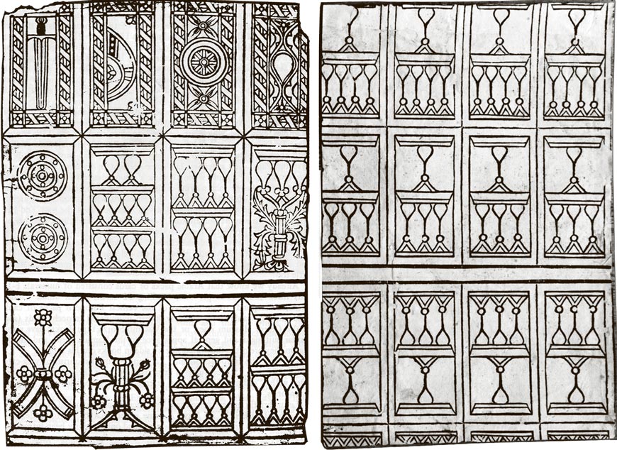 early Moorish playing cards formerly preserved in the Instituto Municipal de Historia in Barcelona