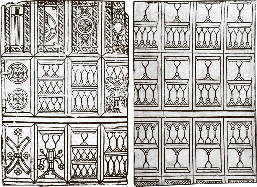 early Moorish playing cards formerly preserved in the Instituto Municipal de Historia in Barcelona early Moorish playing cards formerly preserved in the Instituto Municipal de Historia in Barcelona