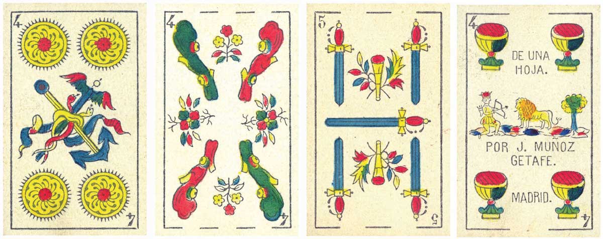 Catalan pattern by J. Muñoz, Getafe (Madrid) c.1870s