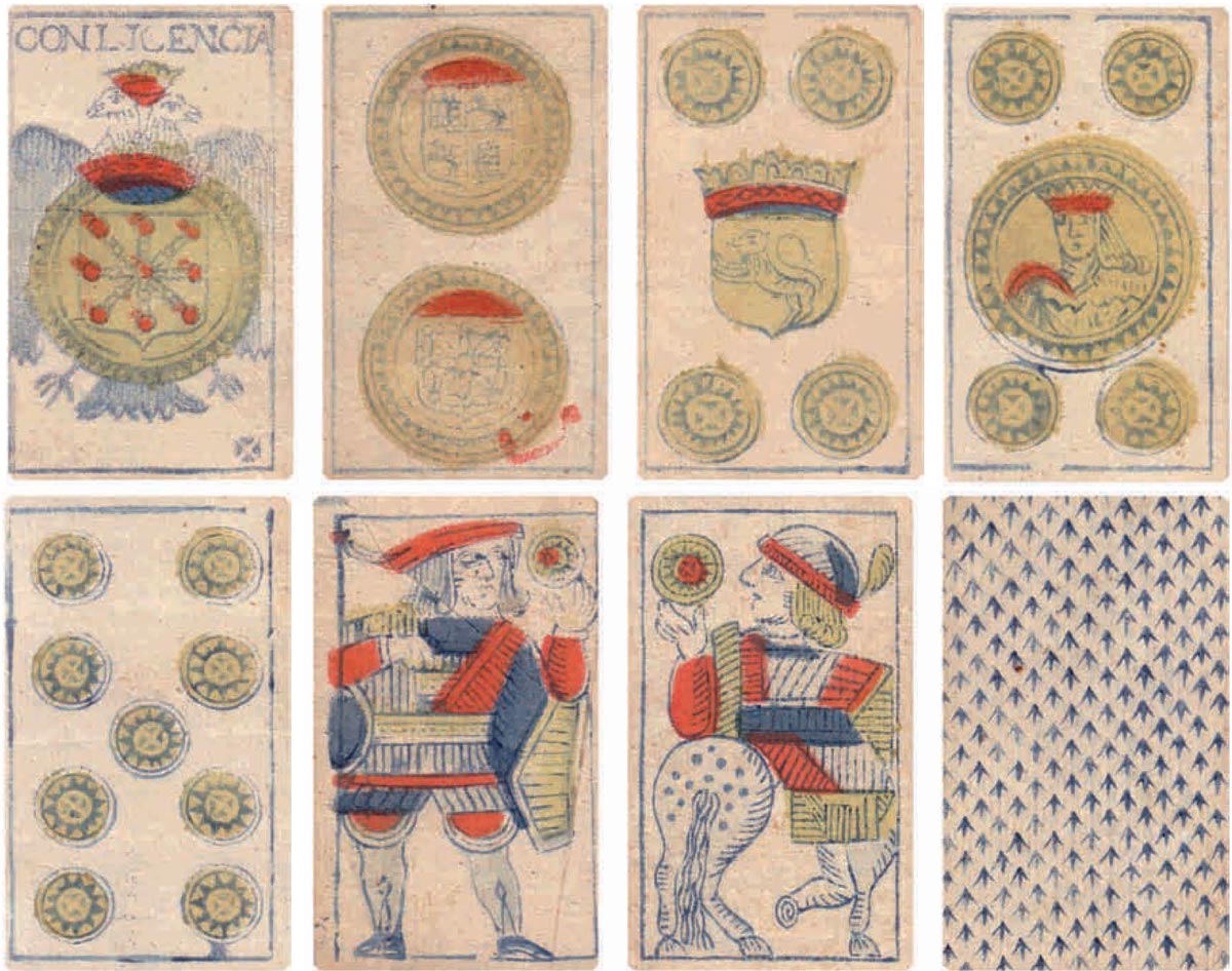 Navarra pattern by an unknown cardmaker with initials I. I., 1793