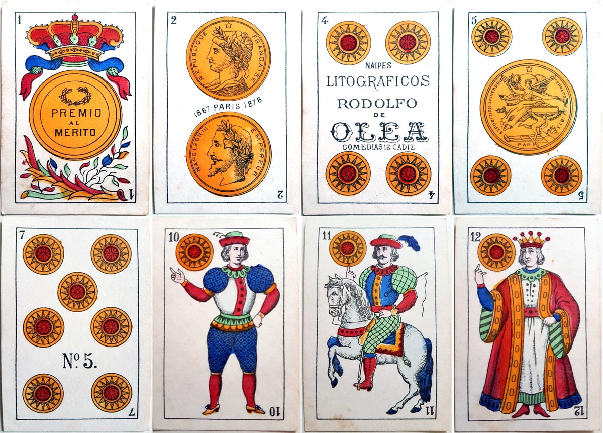 “El Elefante” deck by Rodolfo de Olea Viaña, Cadiz, dated 1899