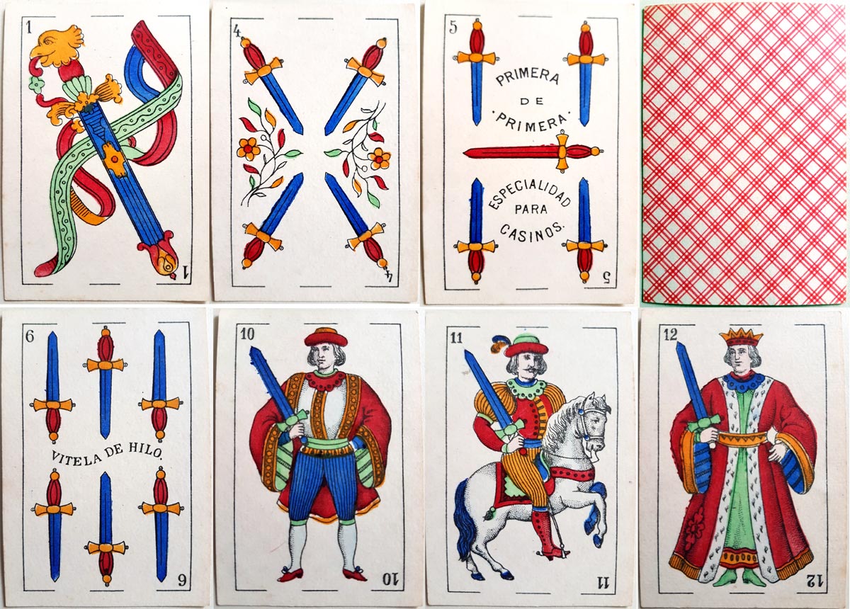 “El Elefante” deck by Rodolfo de Olea Viaña, Cadiz, dated 1899