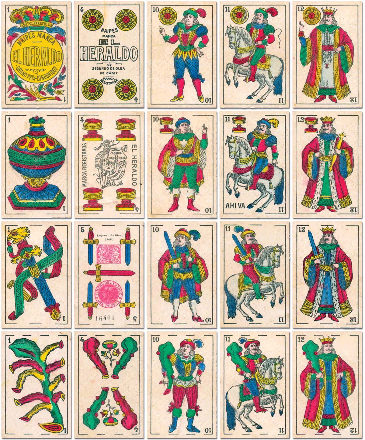 “El Heraldo” brand by Segundo de Olea Aguilera, c.1925