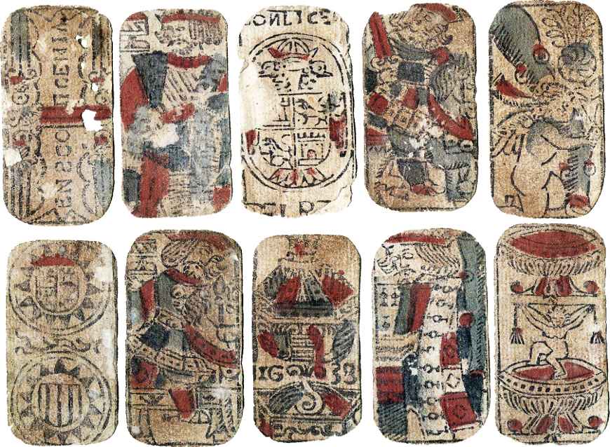 Spanish playing cards, Seville, 1638