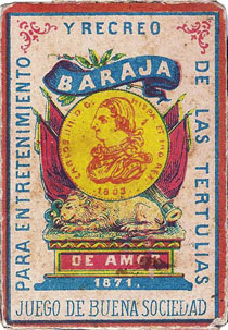 Baraja de Amor, Hijos de Taboadela, Malaga, Spain 1871