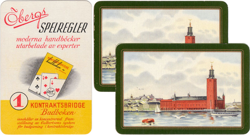 Standard Swedish playing cards manufactured by J.O. Öberg & Son, Eskilstuna, 1943