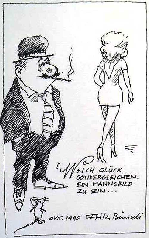 Fritz Bünzli cartoon, 1996