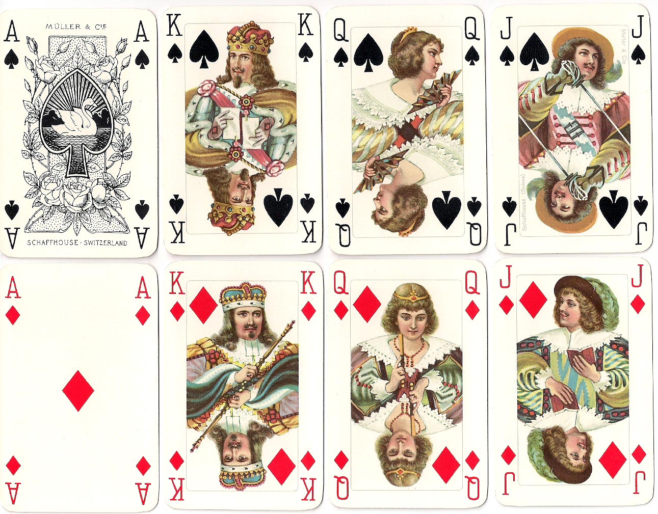 ‘RICHELIEU’ playing cards by A.G. Müller, Schaffhausen, Switzerland, 1935