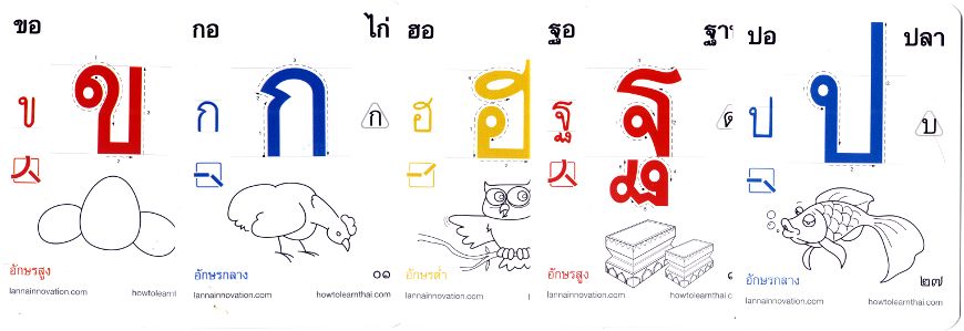 Learn Thai playing cards