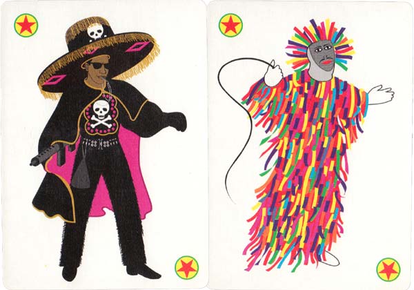 “Allfours  Carnival Playing Cards” designed by Gabby Woodham, Trinidad, 1995