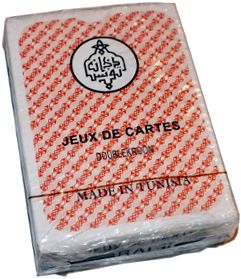 box from Jeux de Cartes RAMI made in Tunisia, 2012