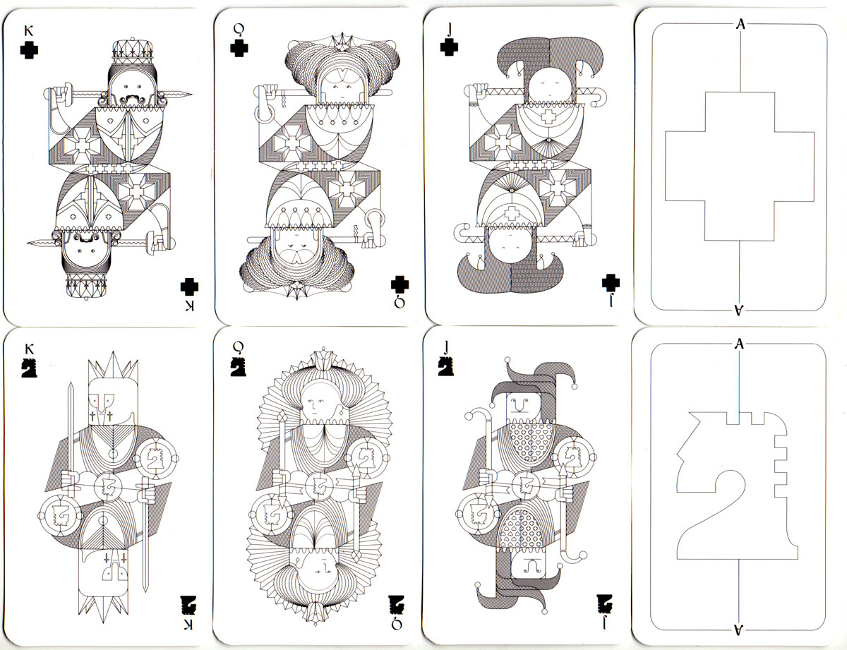Whimsical Playing Cards designed by Oksal Yesilok, 2016 Whimsical Playing Cards designed by Oksal Yesilok, 2016