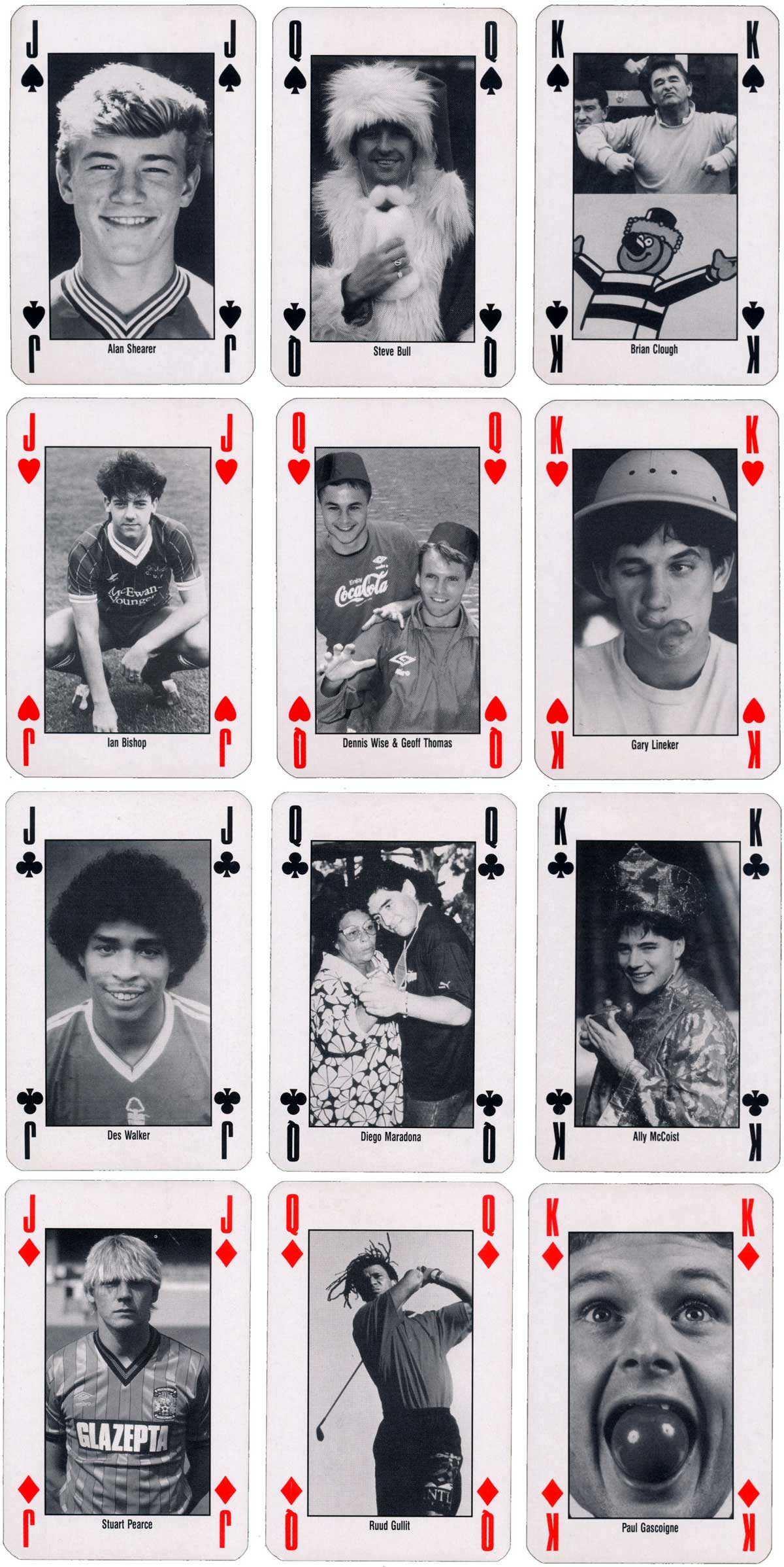 90 Minutes Playing Cards by IPC Magazines 1993