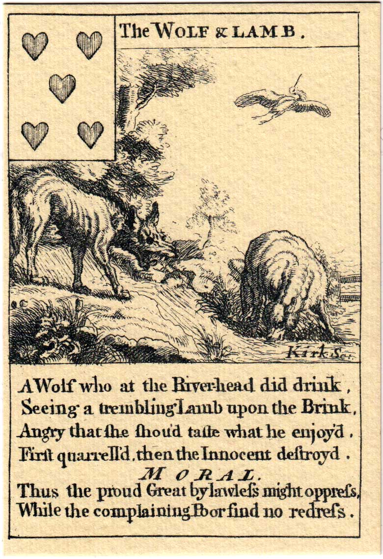 Wolf and Lamb, J. Kirk, 1759 Wolf and Lamb, J. Kirk, 1759