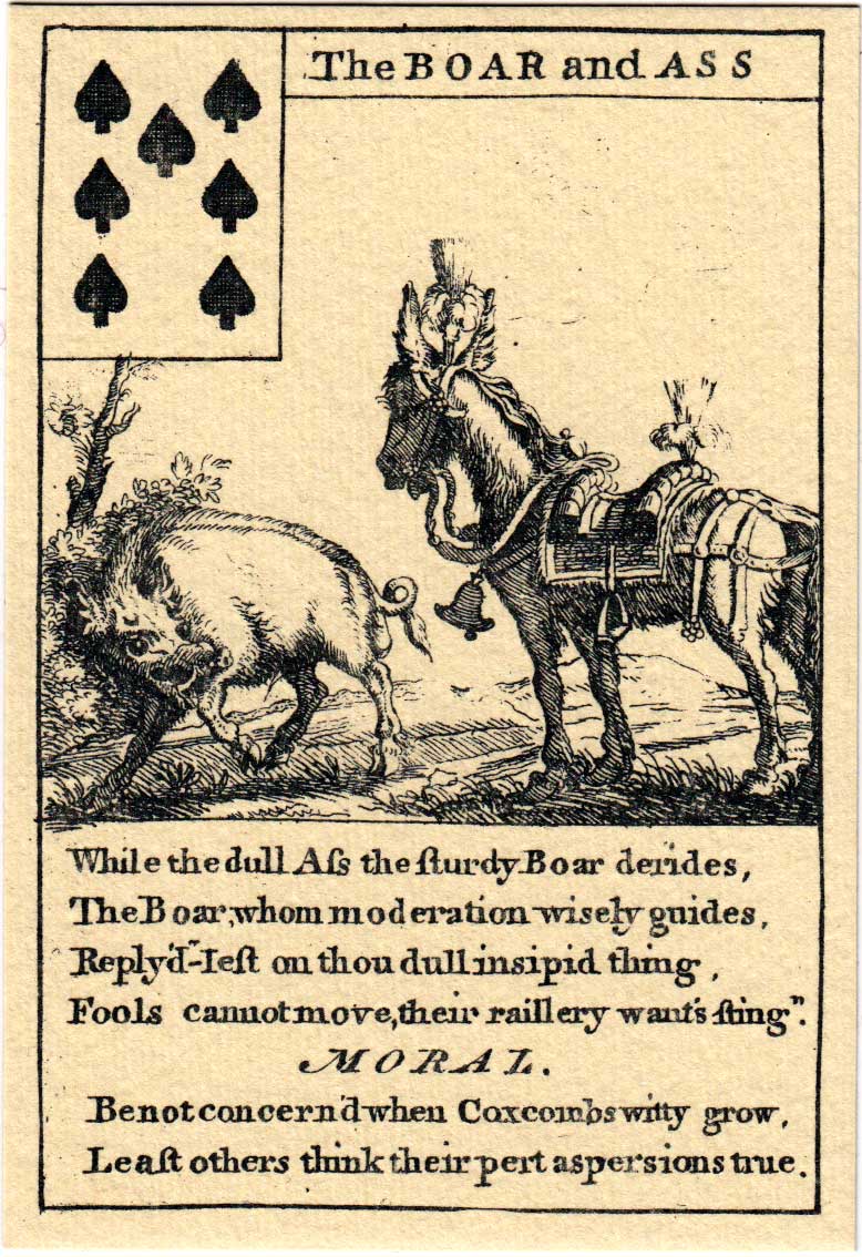Boar and Ass, J Kirk, 1759 Boar and Ass, J Kirk, 1759