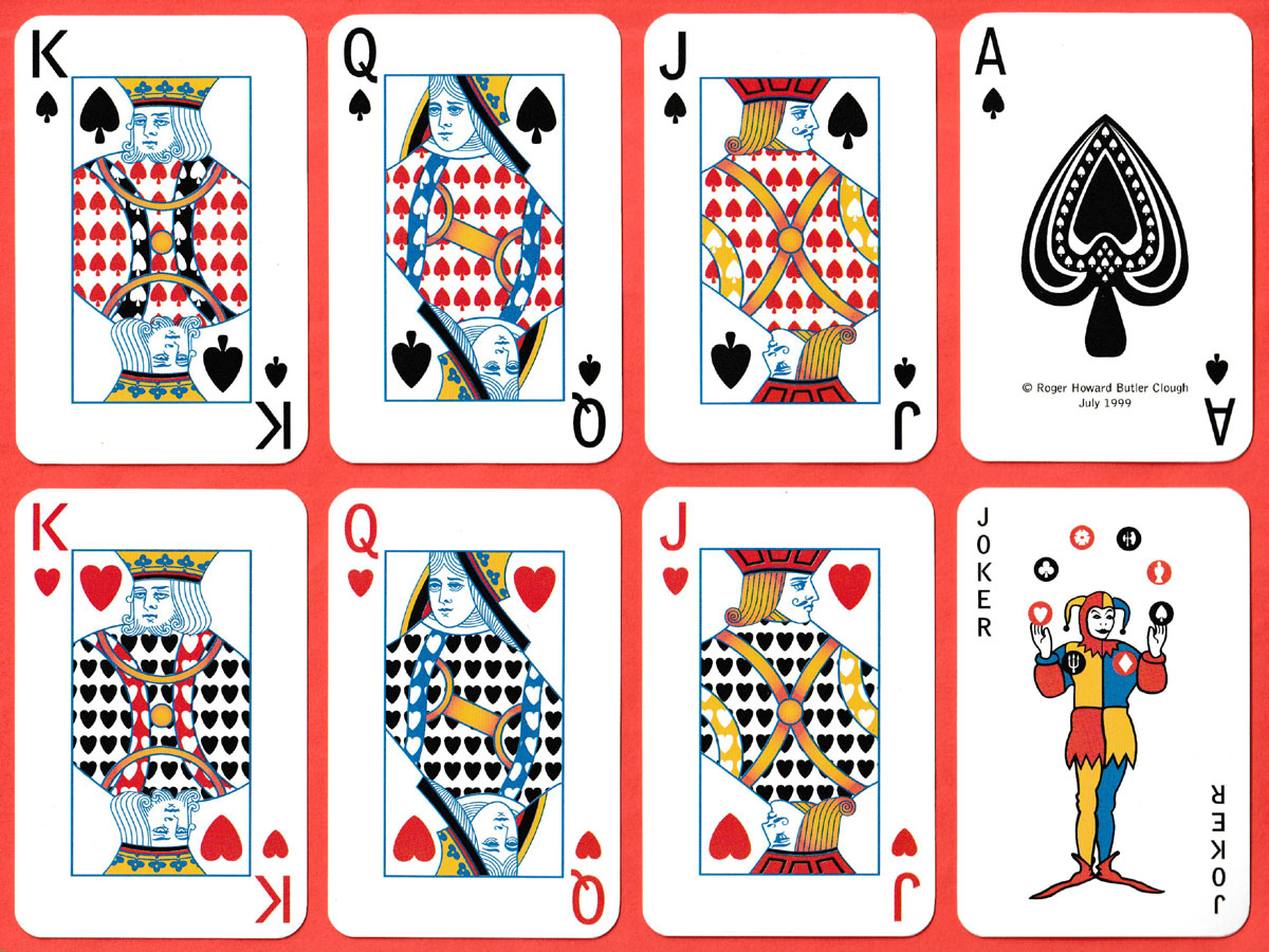 The Fat Pack devised by Roger Howard Butler Clough and published by The Fat Pack Playing Card Company, Eastbourne, UK, c1999