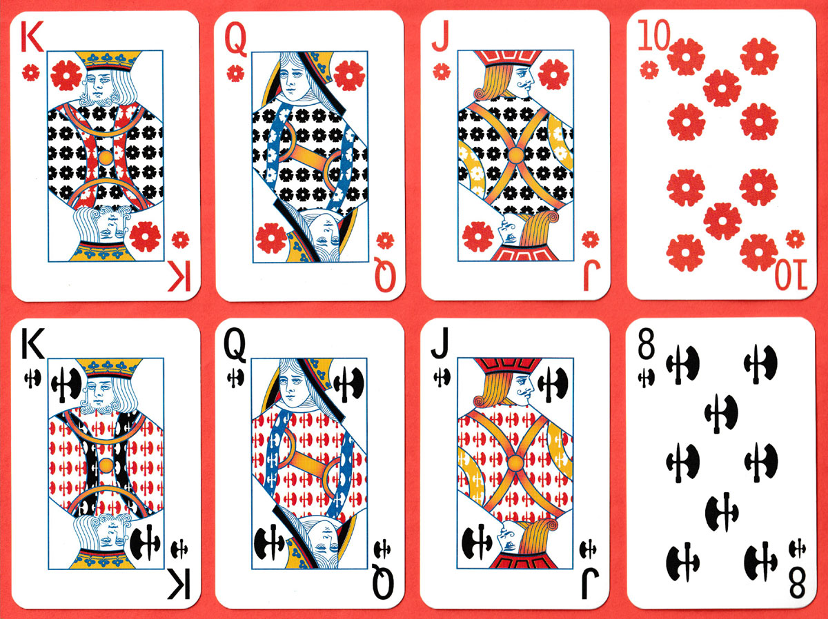 The Fat Pack devised by Roger Howard Butler Clough and published by The Fat Pack Playing Card Company, Eastbourne, UK, c1999