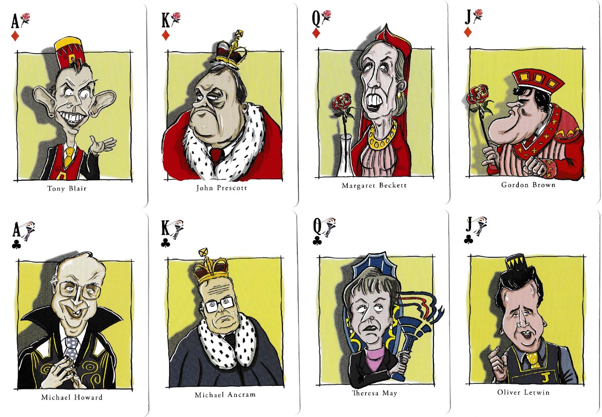 Politipack playing cards to promote Sky News' coverage of Election Night 2005