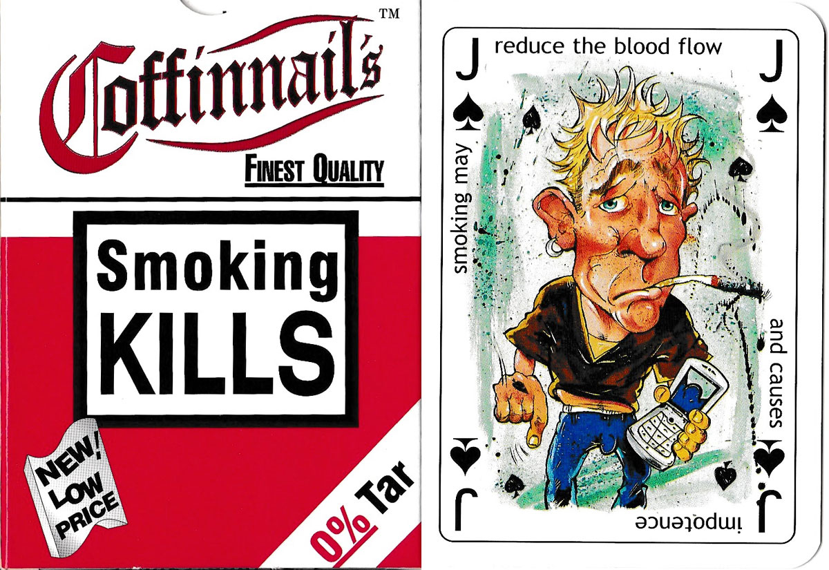 cigarettes coffin nails Coffinnails: Smoking Kills — The World of Playing Cards