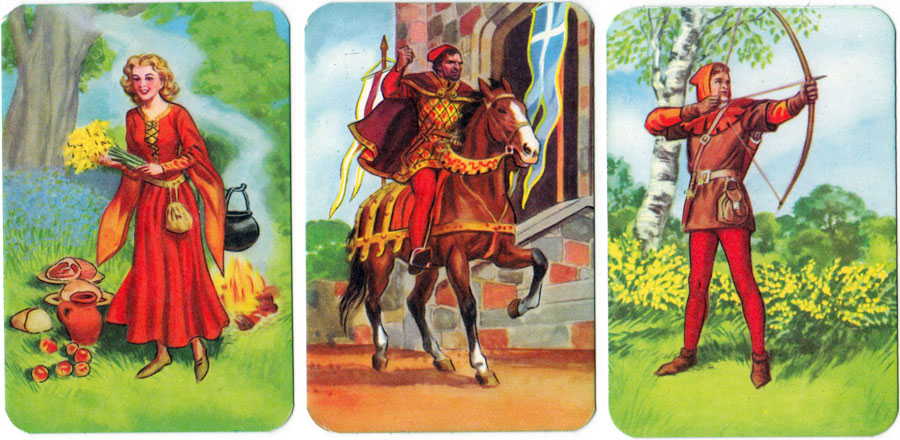 Robin Hood card game, 1955