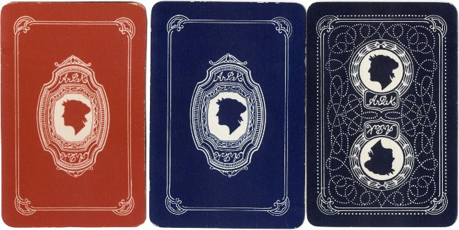 The Arpak No-Revoke playing cards, 24 Mount Pleasant, Liverpool, c.1927-35, back designs