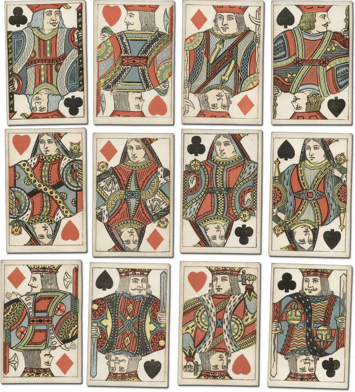 double-ended cards by Bancks Brothers c.1870