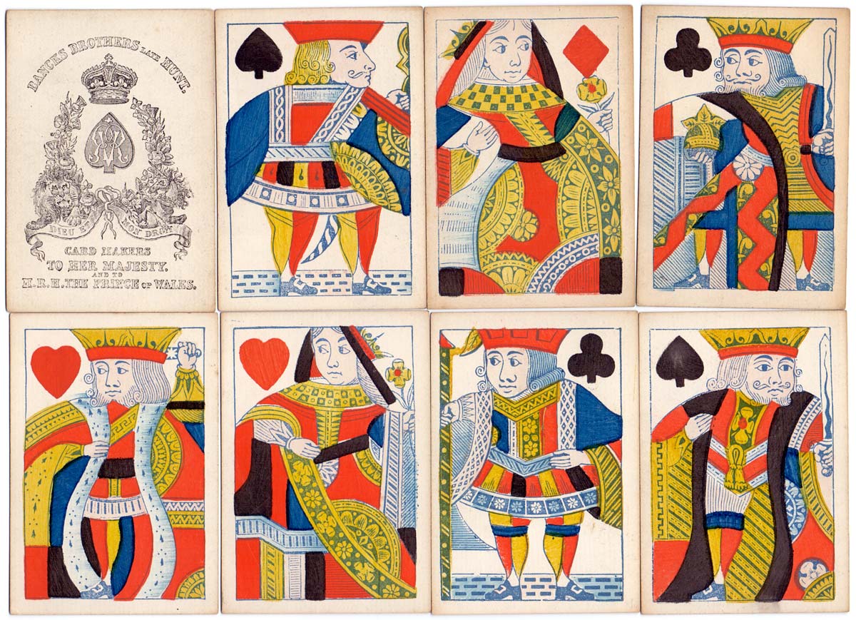 single-figure cards by Bancks Brothers c.1865