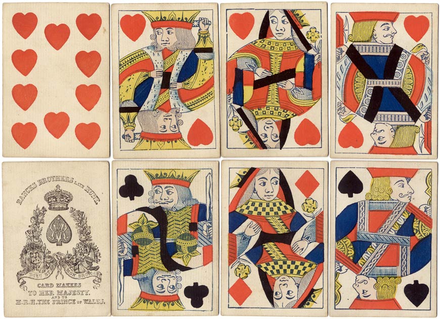 double-ended cards by Bancks Brothers c.1865