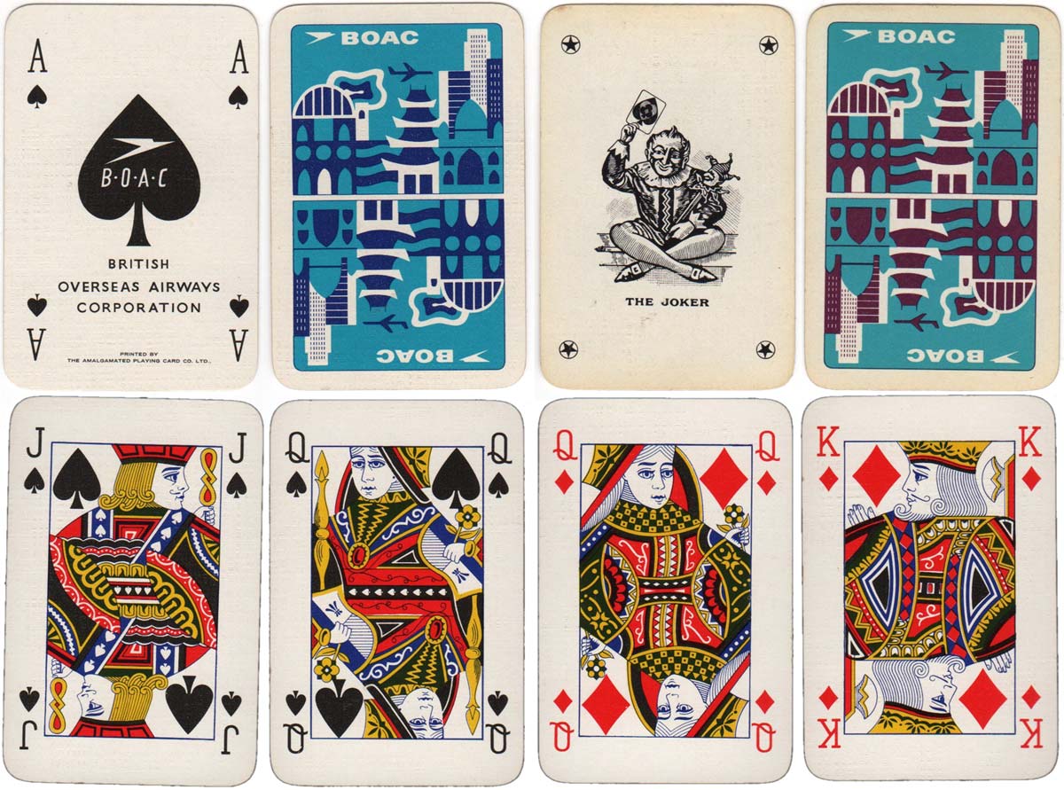 miniature packs for B.O.A.C., c.1970