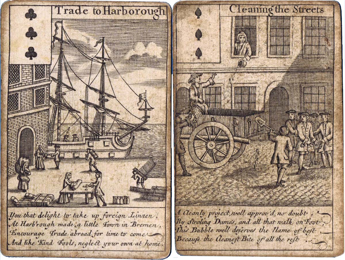 Bubble Cards - known as “All the Bubbles”, c.1720