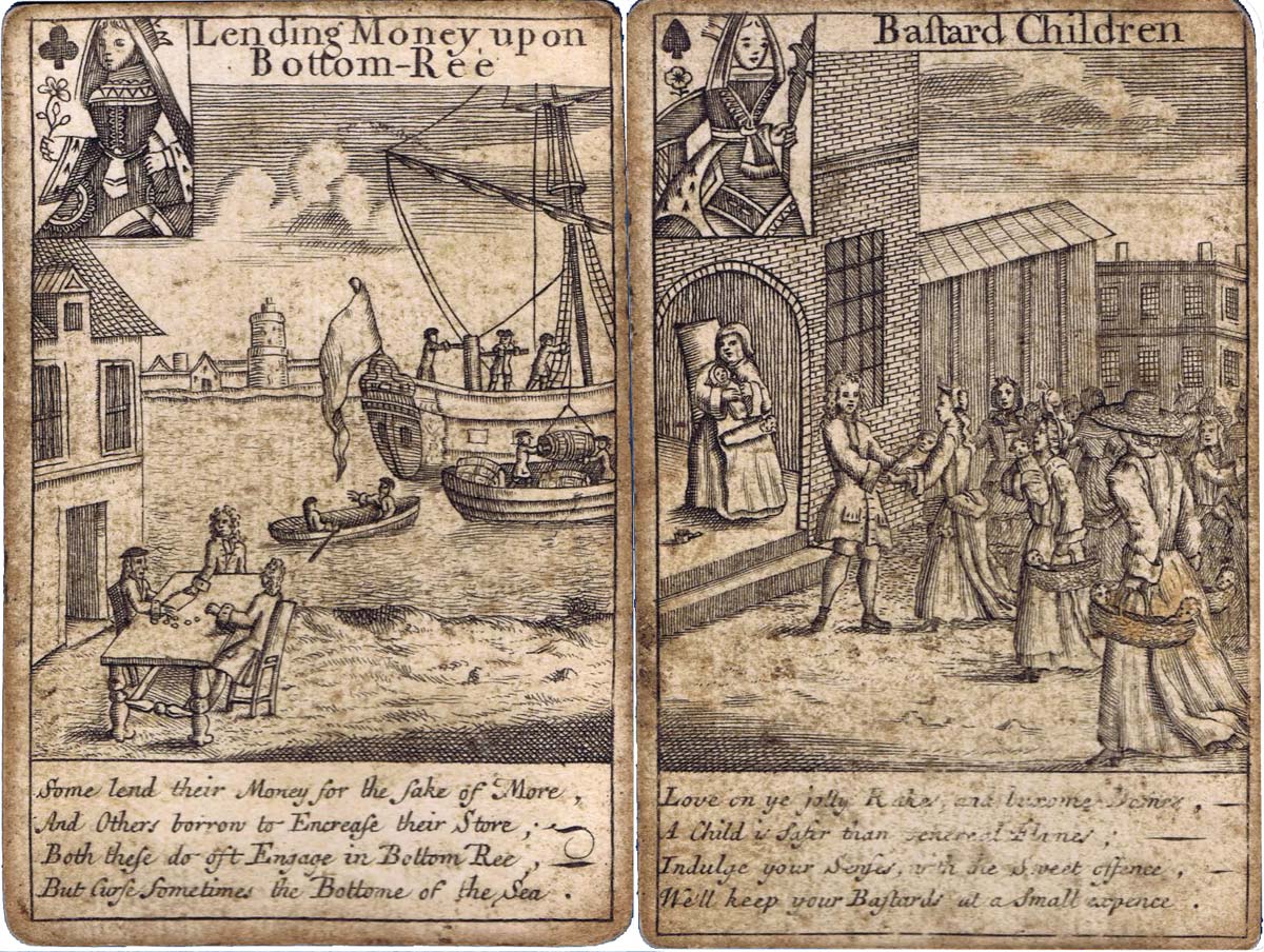 Bubble Cards - known as “All the Bubbles”, c.1720