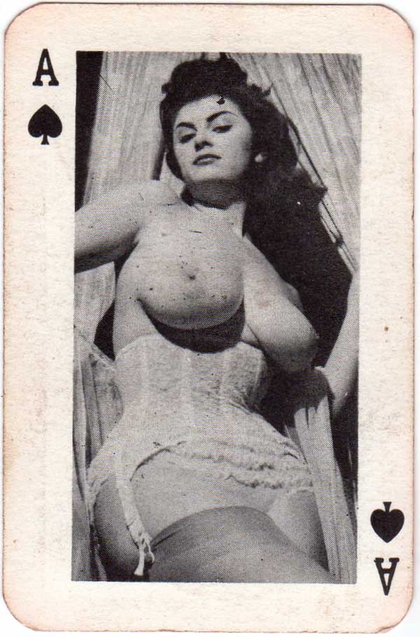 “What the Butler Saw” playing cards