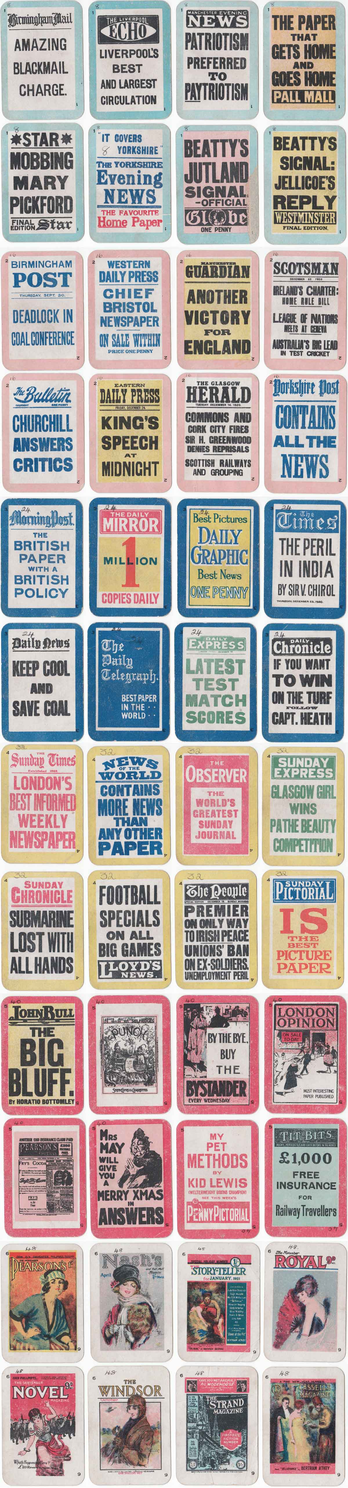 Fleet Street card game published by Chad Valley Games, c.1923 Fleet Street card game published by Chad Valley Games, c.1923