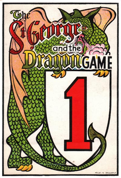 ‘St George and the Dragon’ game made in England by Chad Valley Games for Flutter Met Games, 1930s